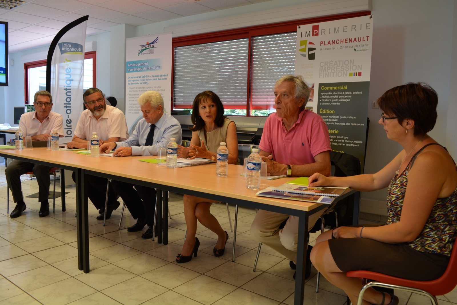 Conférence de presse haut débit à Ancenis