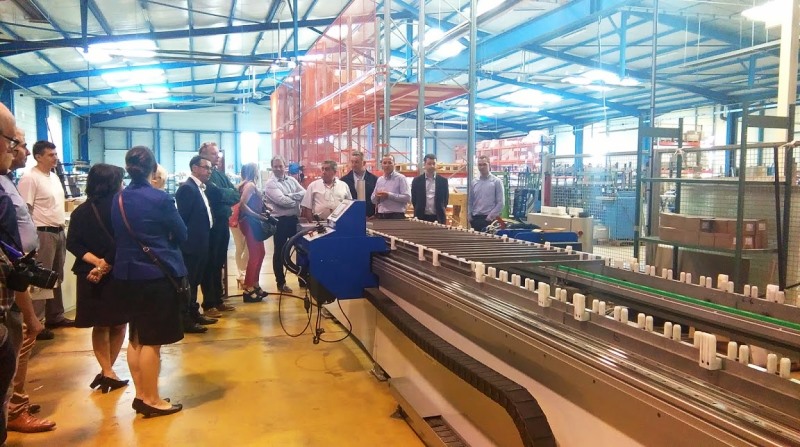 Visite du Club d'Affaires Atlantique chez Bugal en juin 2016