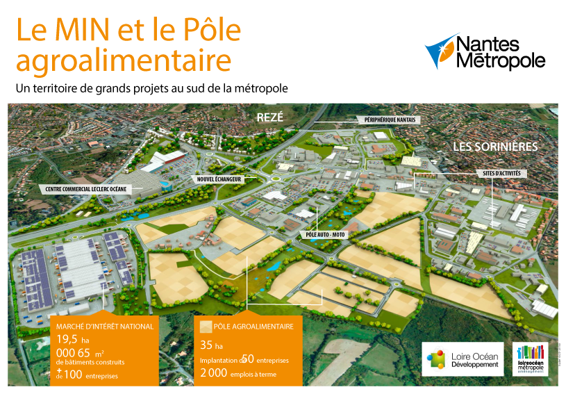 Le MIN et le pôle agroalimentaire : Nantes Métropole