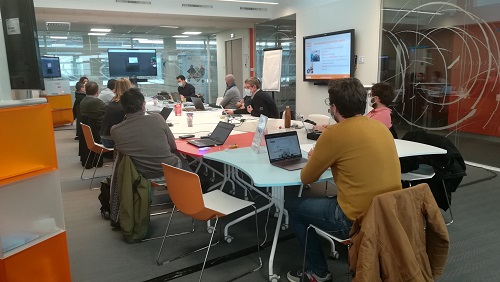 Groupe Plato en mode atelier mixte visio/présentiel