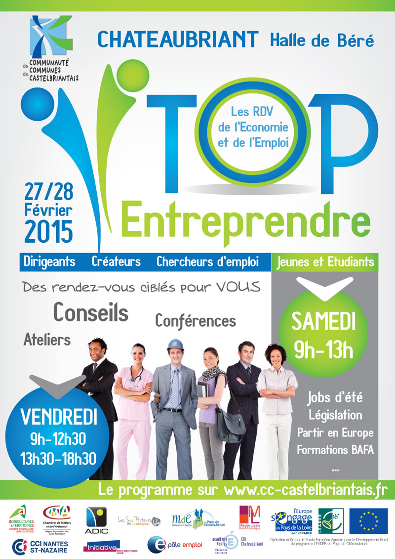 Top entreprendre - Les rendez-vous de l'economie et de l'emploi à Châteaubriant