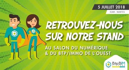 Cluster Drones atlantique au Salon BtoBim le 5 juillet 2018