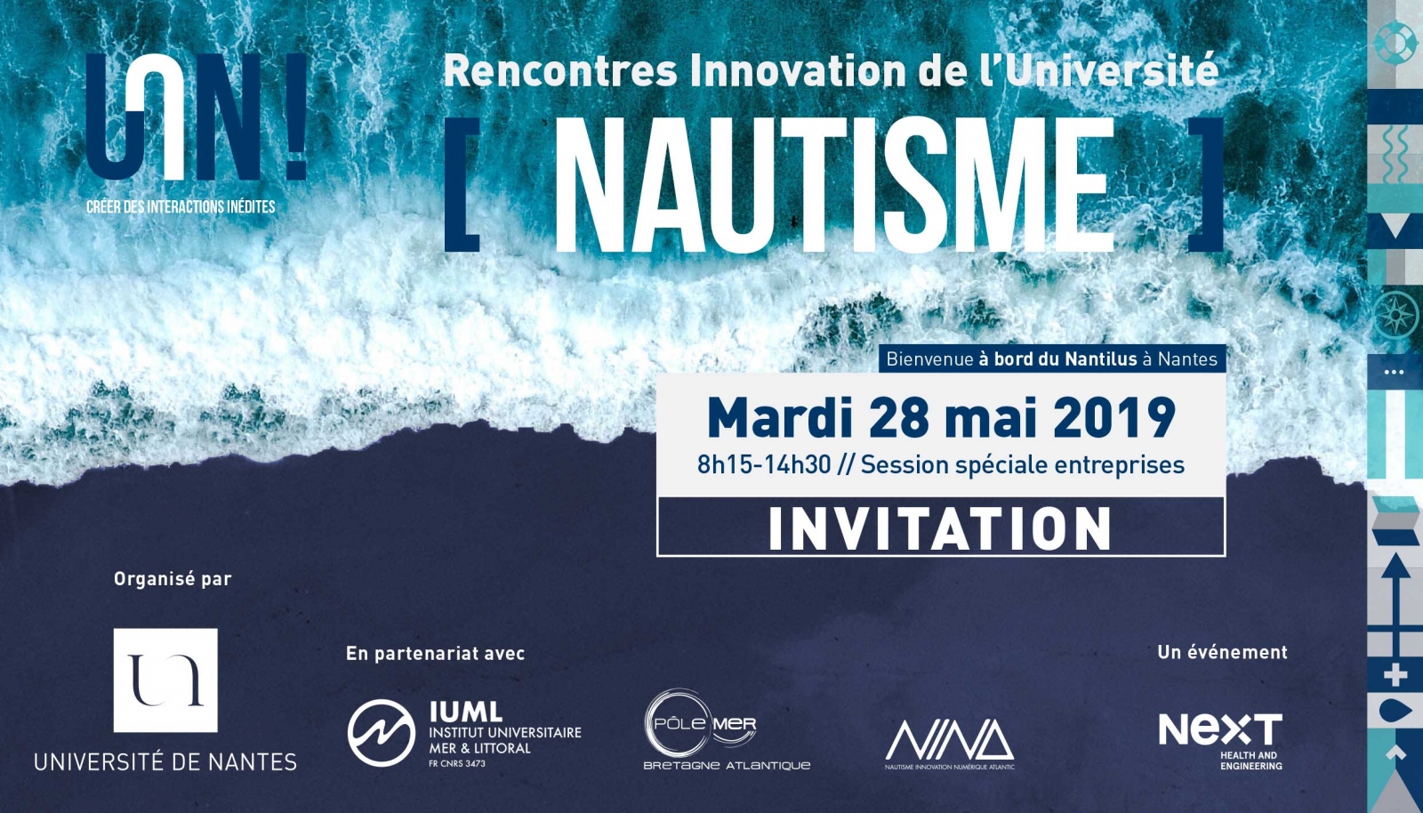 Rencontre innovation nautisme Université de Nantes / NINA Rencontre innovation nautisme Université de Nantes / NINA
