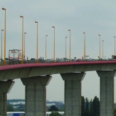 Le Pont de Cheviré aux heures de pointe