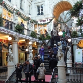 Le Passage Pommeraye à Nantes pendant la période de Noël
