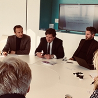 Comité d’admission IME Nantes en présence de Yann TRICHARD, président de la CCI Nantes St-Nazaire, et Dominique RESTINO, président de l’Association Française des IME et président de la CCI Paris