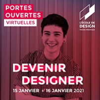 Portes ouvertes virtuelles de l'Ecole de Design Nantes Atlantique